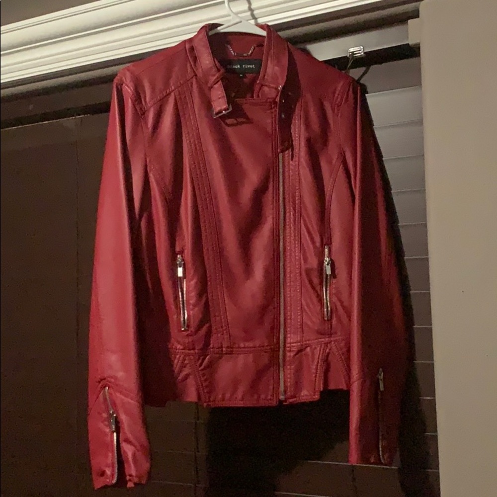 Red jacket